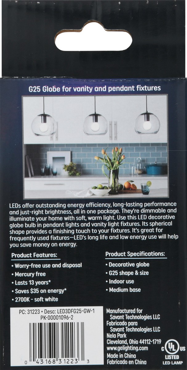 slide 2 of 10, GE 3.5 Watts Soft White LED Light Bulb 1 ea, 1 ct