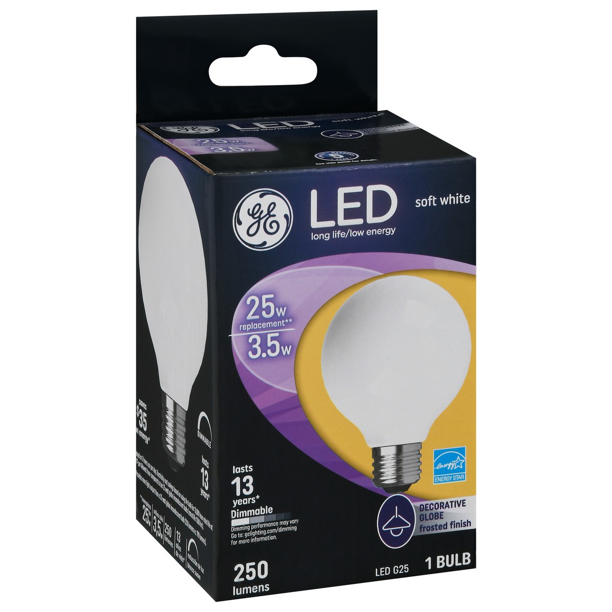 slide 6 of 10, GE 3.5 Watts Soft White LED Light Bulb 1 ea, 1 ct