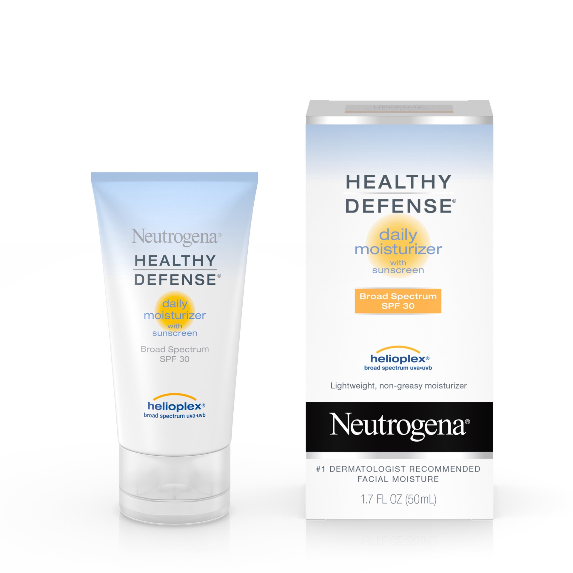 slide 6 of 7, Neutrogena Healthy Defense Daily Moisturizer For Sensitive Skin With Broad Spectrum Spf 30 Sunscreen, 1.7 Fl. Oz., 1.7 fl oz