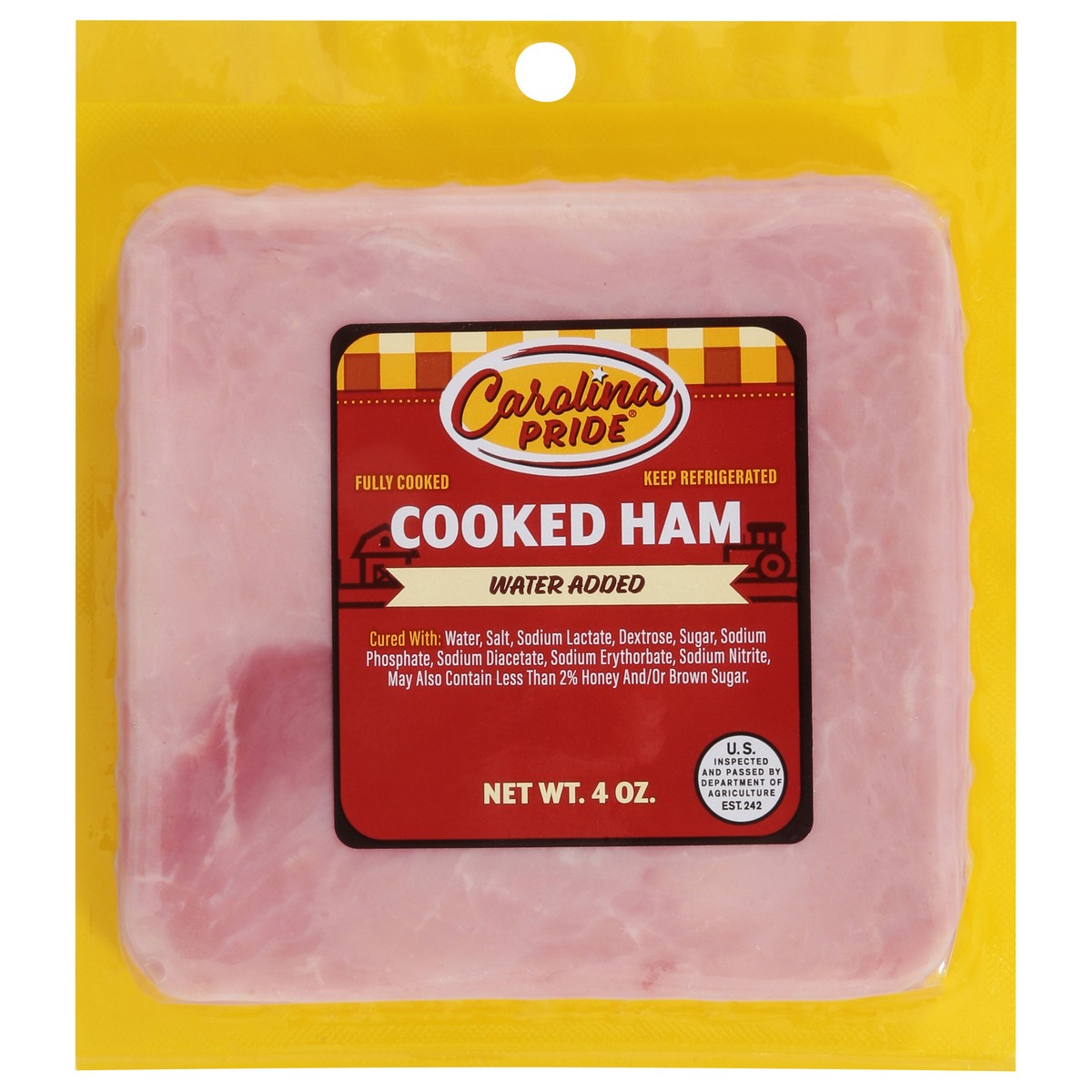 slide 1 of 9, Carolina Pride Cooked Ham, 4 oz