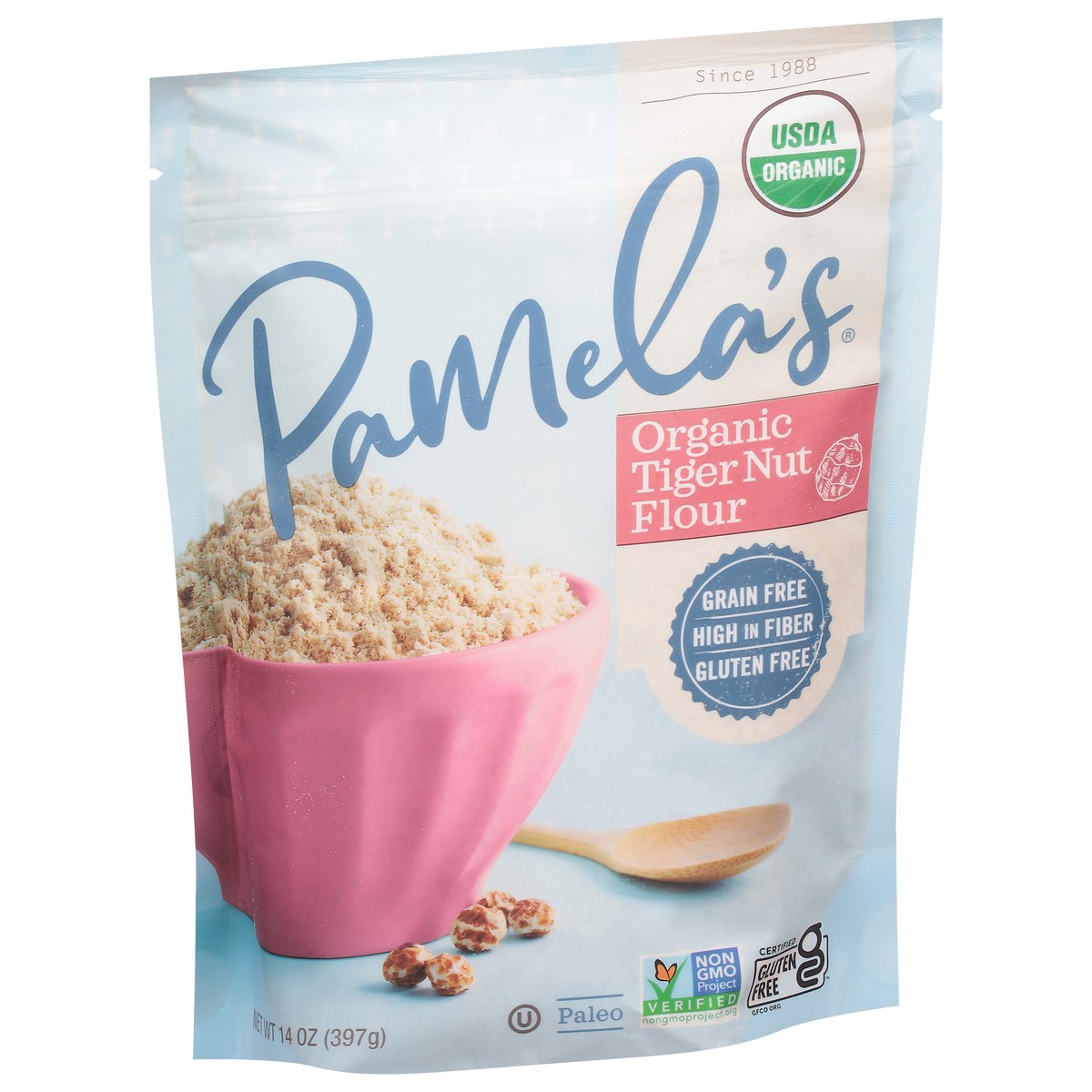 slide 2 of 11, Pamela's Organic Tiger Nut Flour Paleo Grain Free & Gluten Free, 14 oz