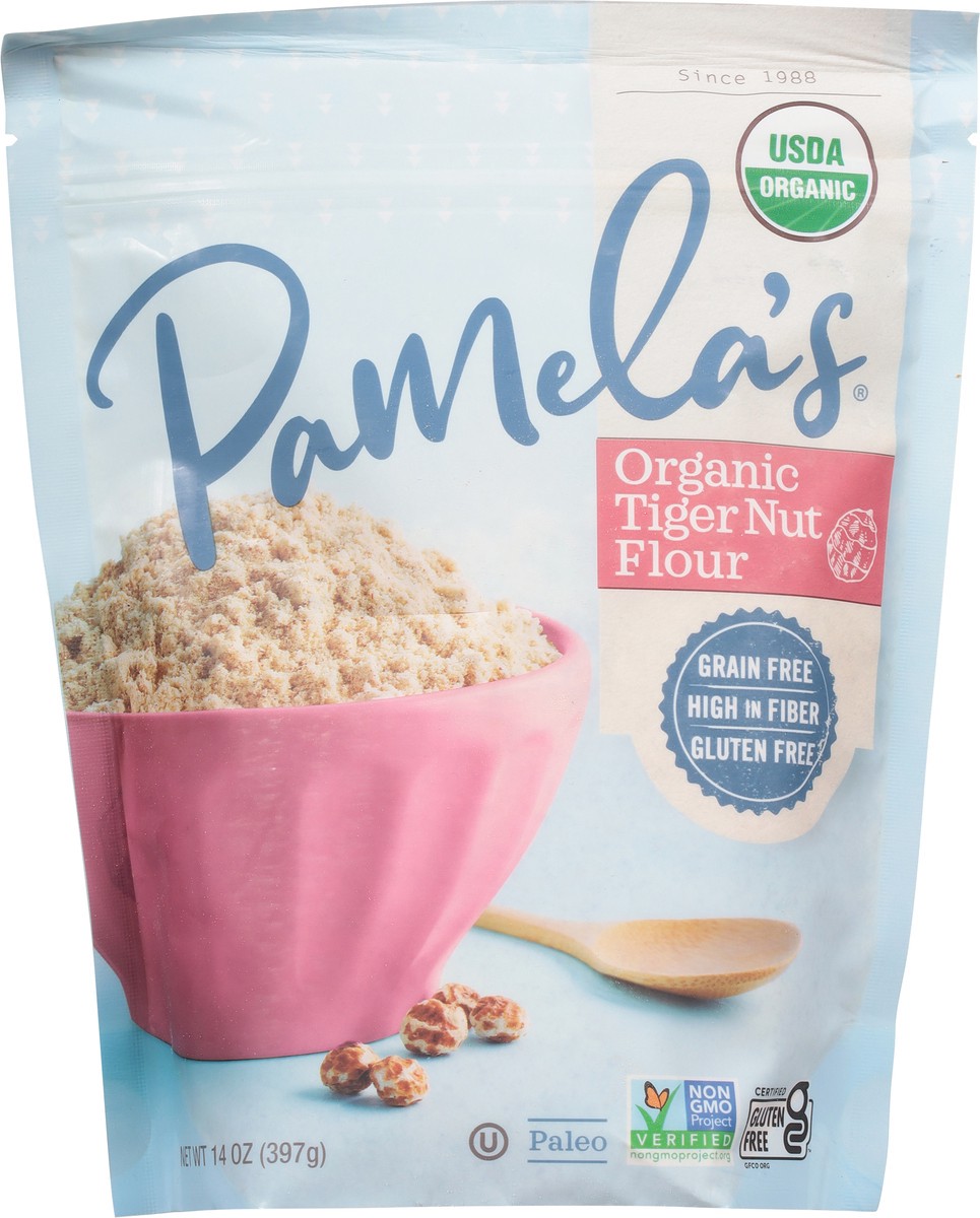 slide 9 of 11, Pamela's Organic Tiger Nut Flour Paleo Grain Free & Gluten Free, 14 oz