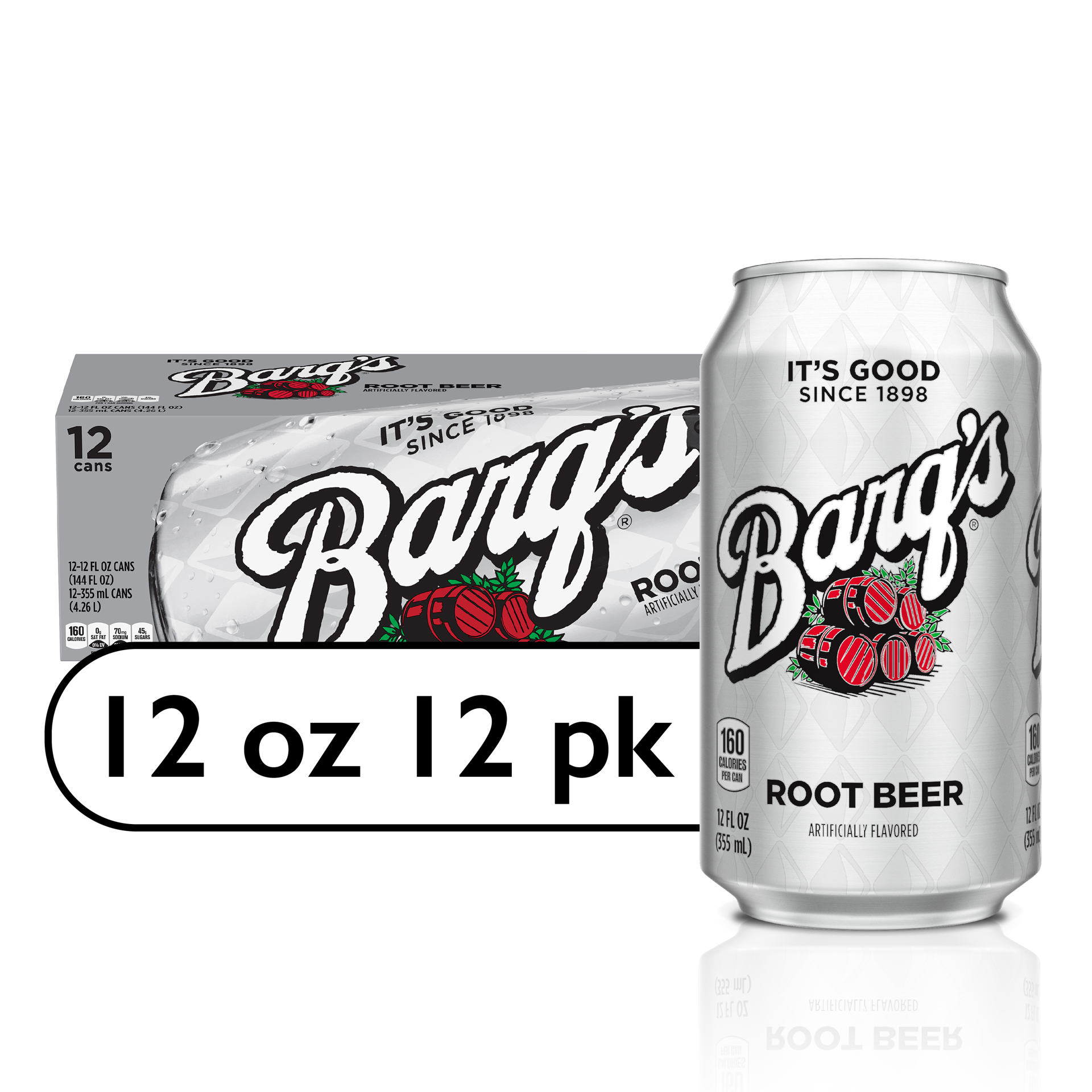 slide 1 of 5, Barq's Root Beer - 12pk/12 fl oz Cans, 12 ct; 12 fl oz