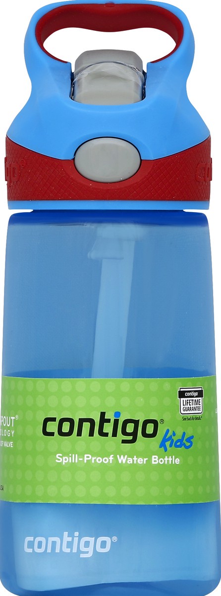 slide 2 of 2, Contigo Striker Plastic Water Bottle - Blue/Brown, 14 oz