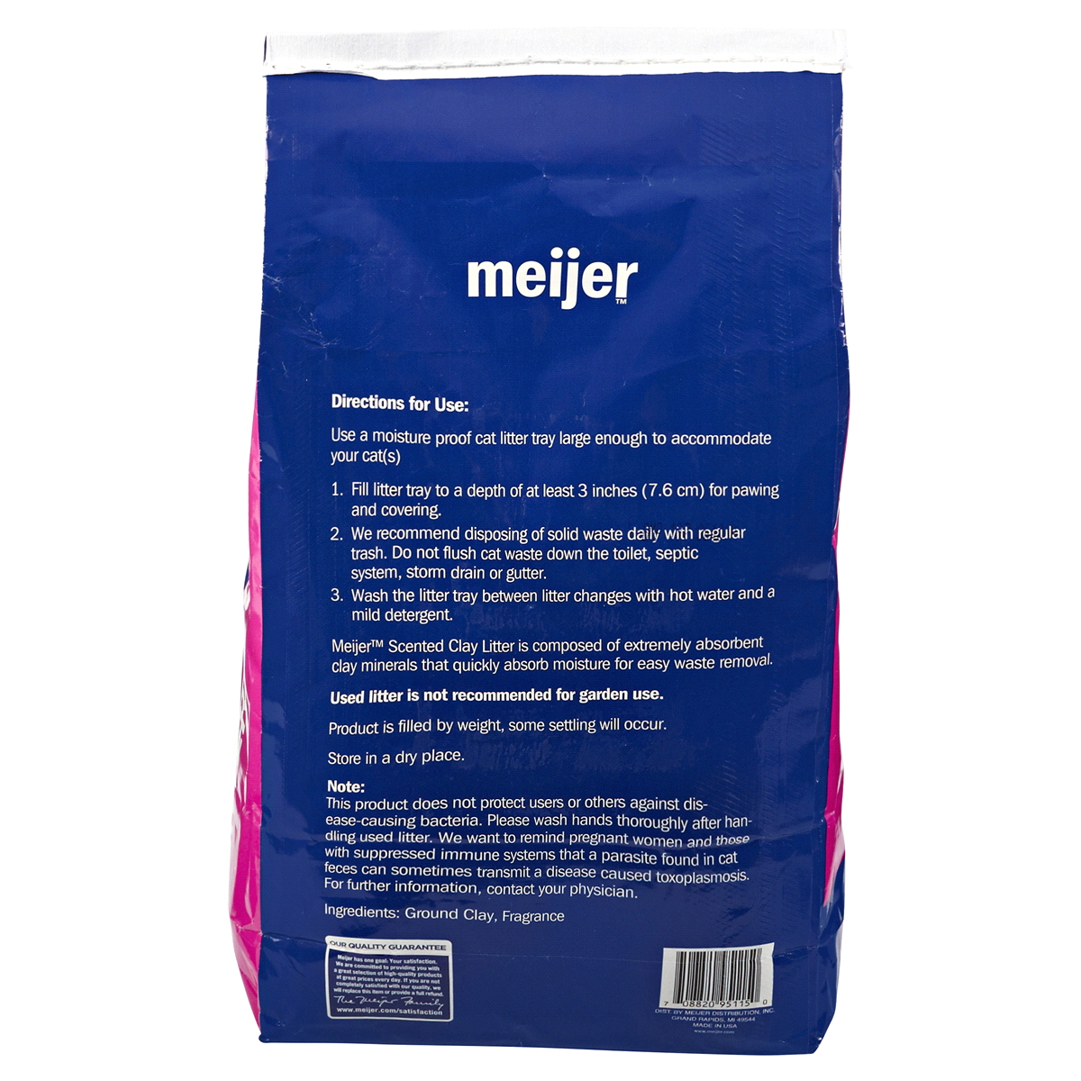 slide 2 of 5, Meijer Non-Clumping Cat Litter, Scented, 10 lb