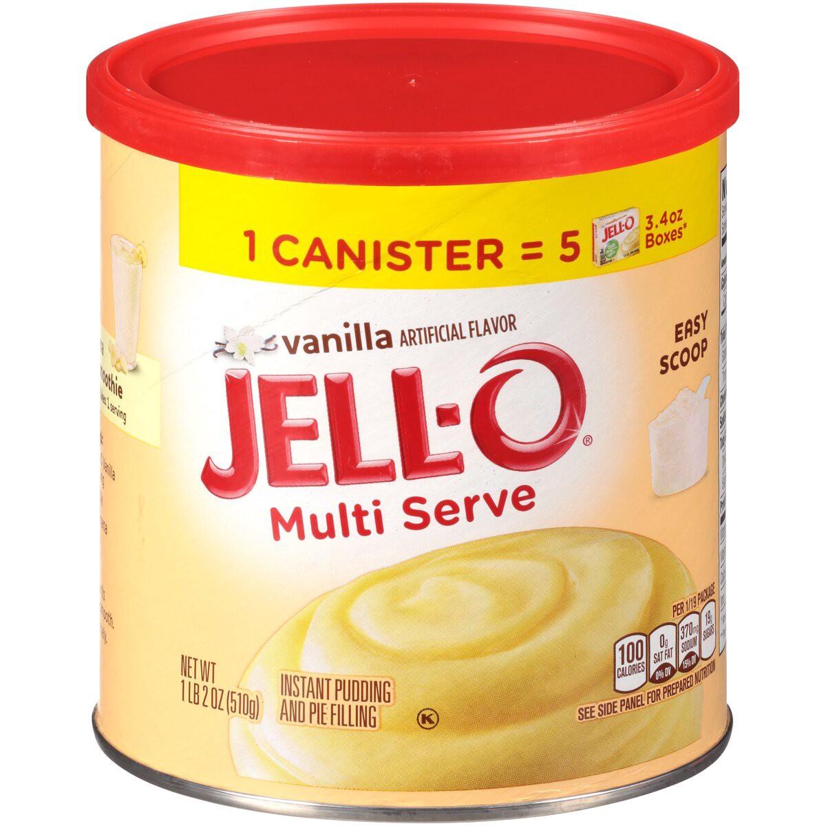 slide 3 of 8, Jell-O Multi Serve Vanilla Instant Pudding & Pie Filling, 18 oz