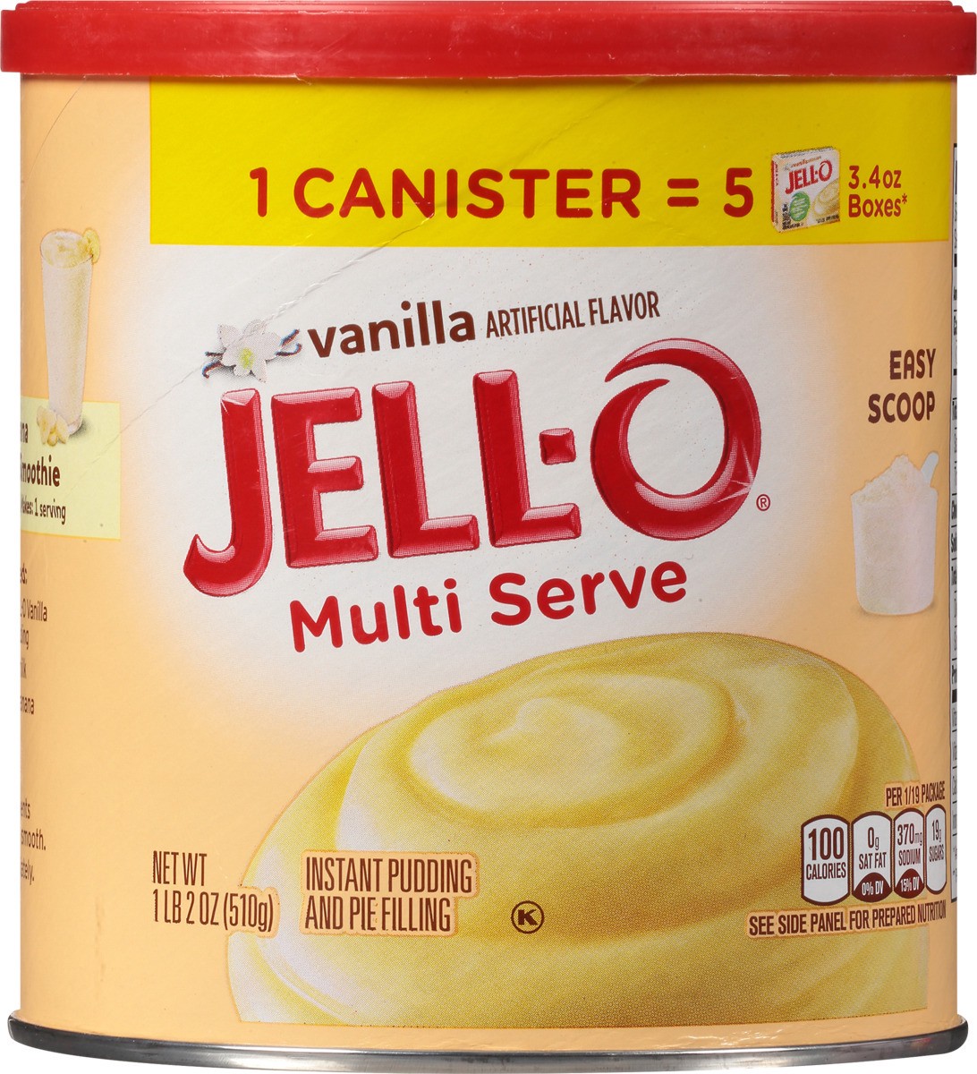 slide 6 of 8, Jell-O Multi Serve Vanilla Instant Pudding & Pie Filling, 18 oz