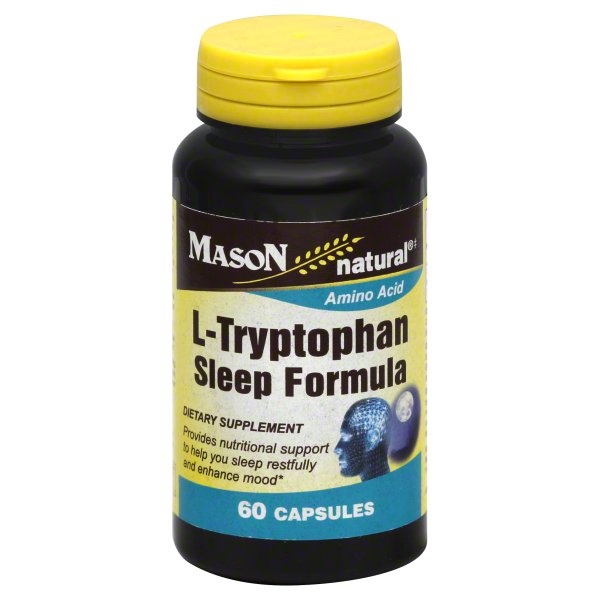 slide 1 of 3, Mason L-Tryptophan Sleep Formula 60 ea, 60 ct