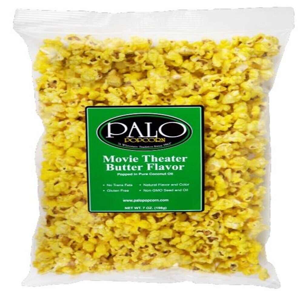 slide 1 of 1, Palo Movie Theater Butter Flavor Popcorn, 7 oz