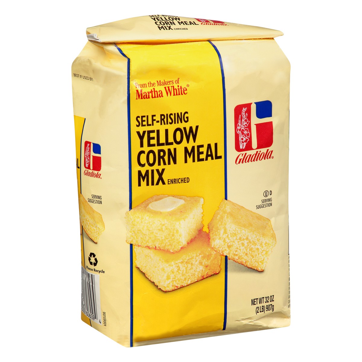 slide 3 of 9, Gladiola Gladiola Self-Rising Yellow Corn Meal Mix 32 oz, 2 lb