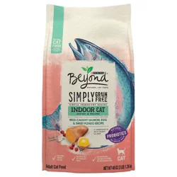 Purina Beyond Natural Grain Free Dry Cat Food Simply Indoor Salmon, Egg and Sweet Potato Recipe
