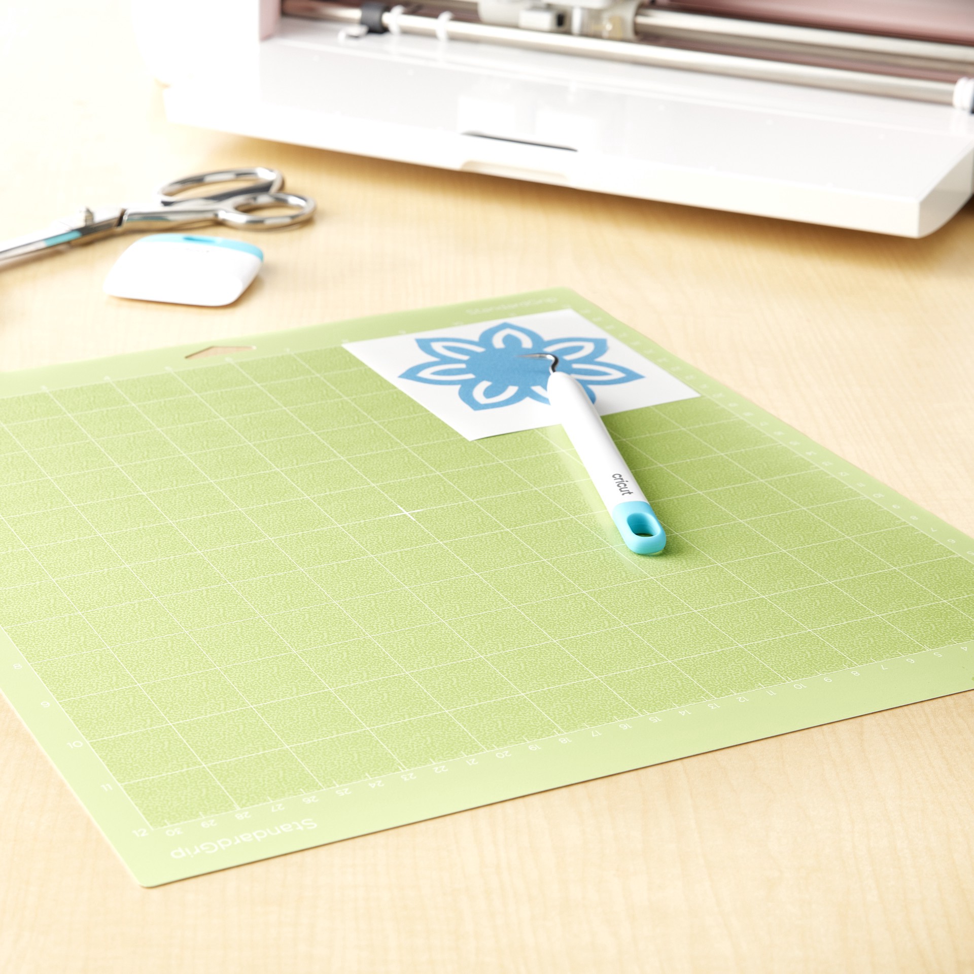slide 5 of 5, Cricut Standardgrip Adhesive Cutting Mat, 12 in x 12 in