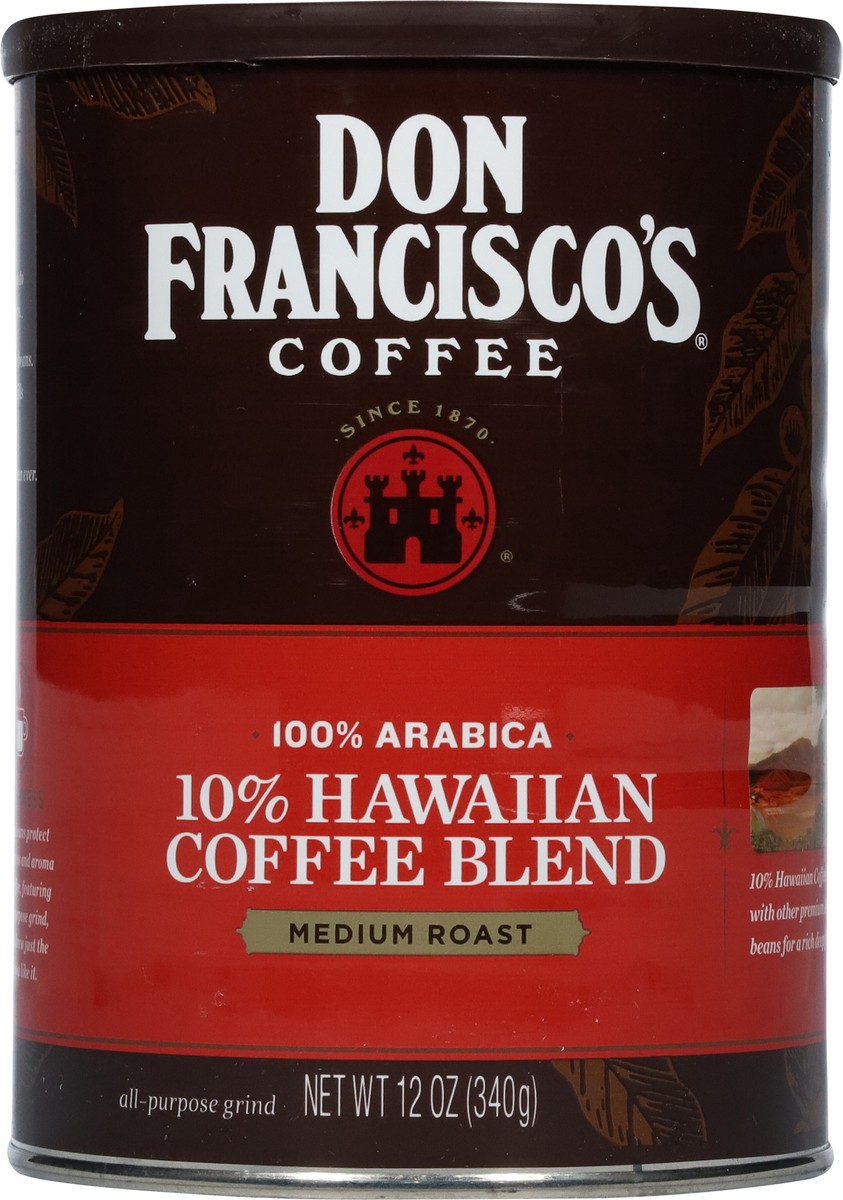 slide 3 of 13, Don Francisco's Coffee 10%Hawaiian Medroast 100%Aribica(Can) - 12 oz, 12 oz