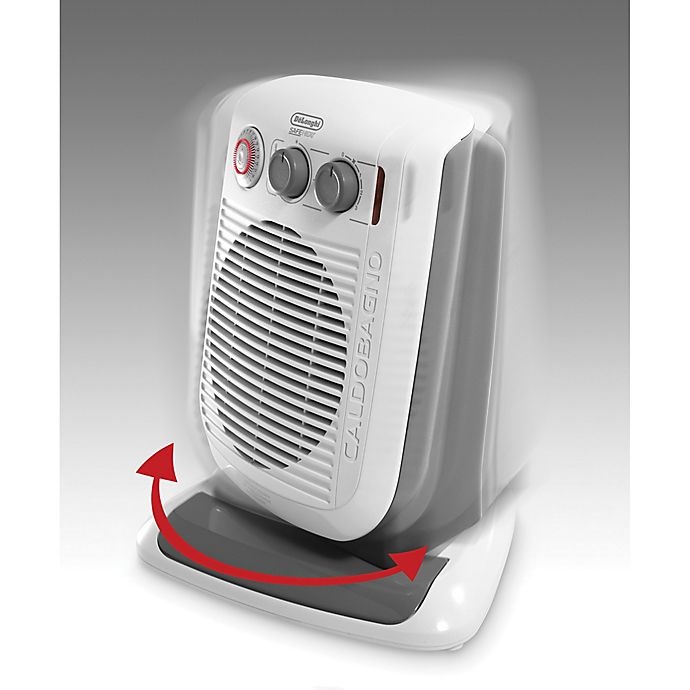 slide 3 of 4, De'Longhi Bathroom Safe Fan Heater - White, 1 ct