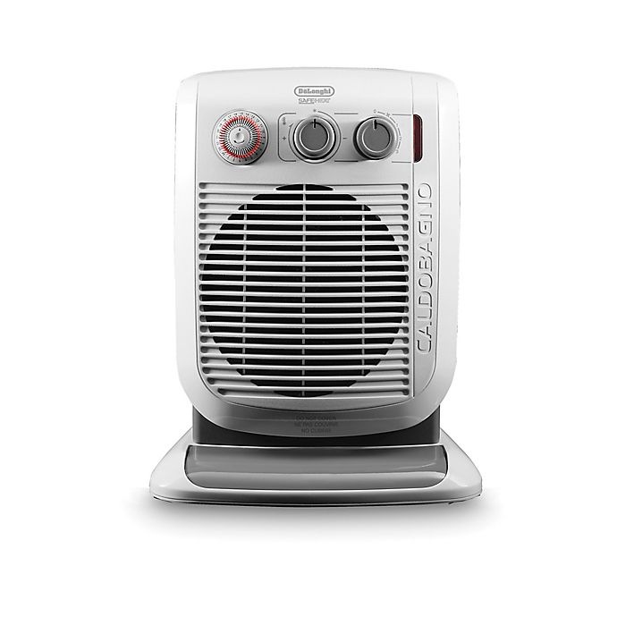 slide 1 of 4, De'Longhi Bathroom Safe Fan Heater - White, 1 ct