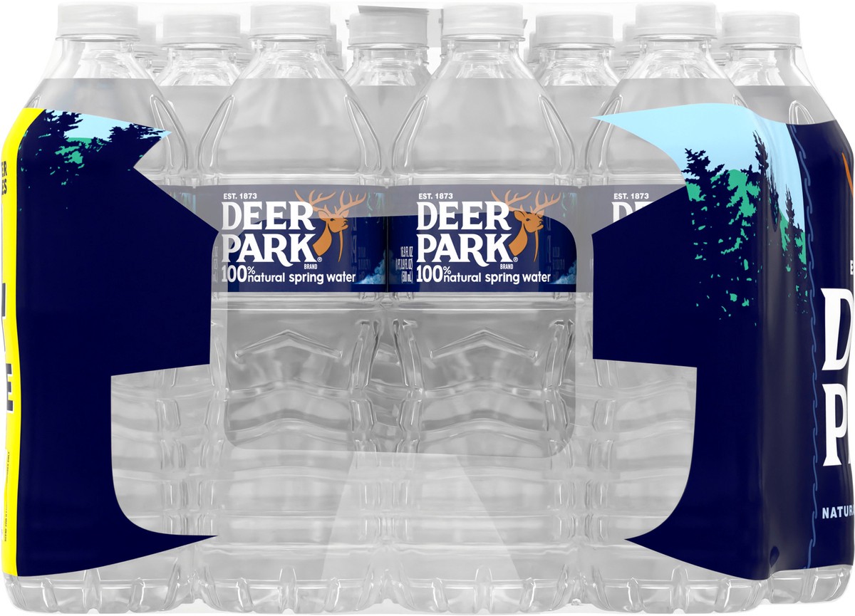 slide 9 of 10, DEER PARK Brand Spring Water, 16.9-ounce plastic bottles (Total of 28), 28 ct