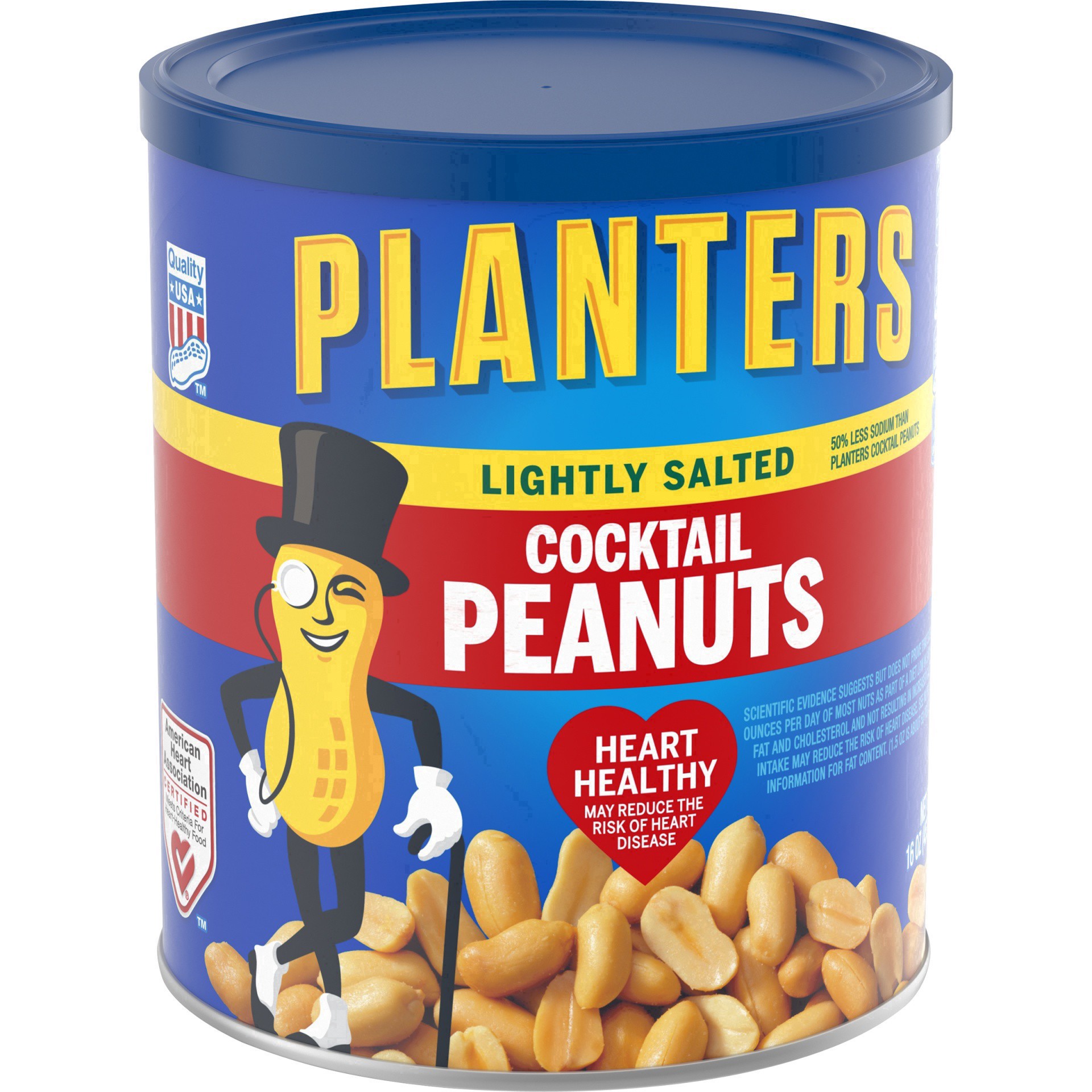 slide 28 of 103, Planters Lightly Salted Cocktail Peanuts 16 oz, 16 oz