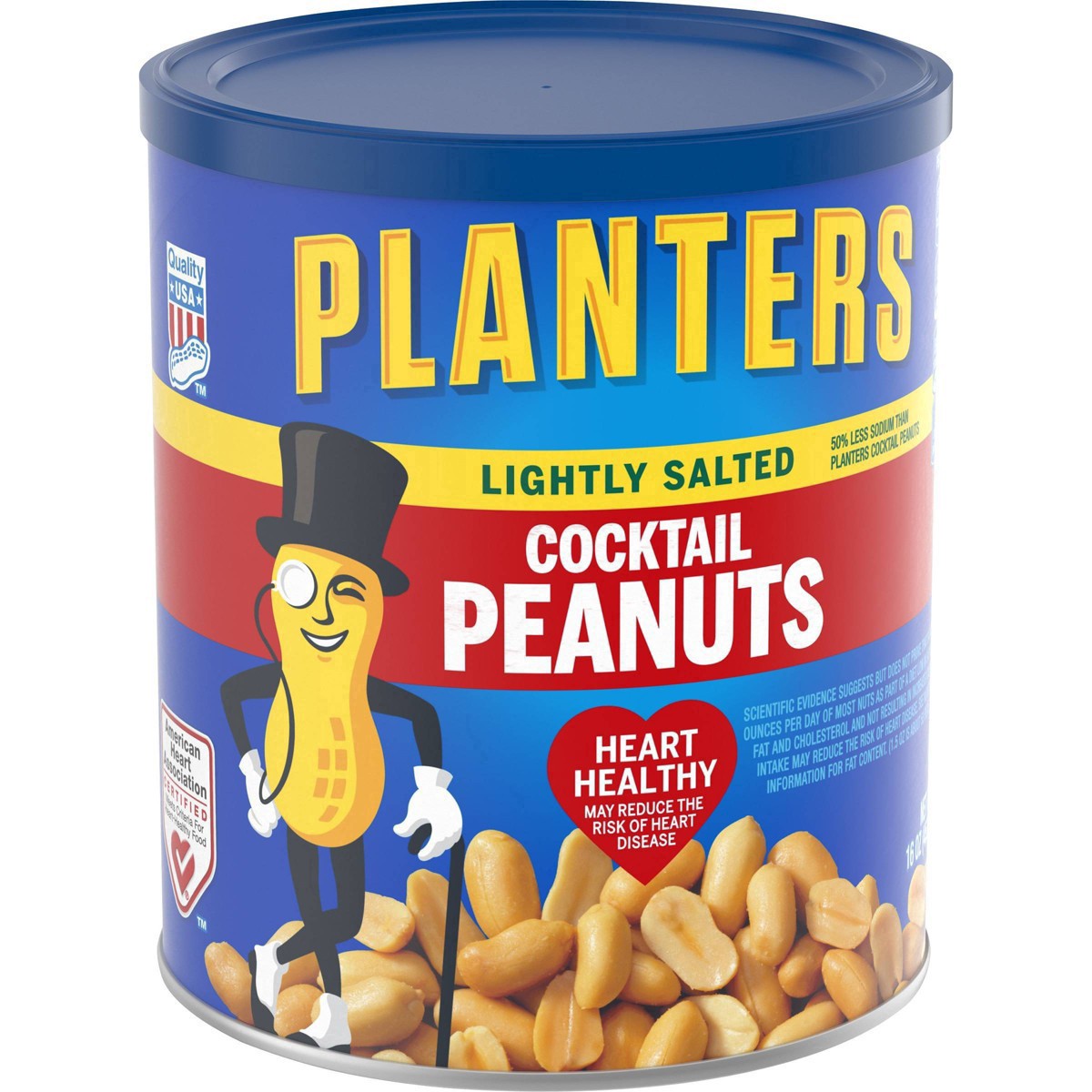 slide 63 of 103, Planters Lightly Salted Cocktail Peanuts 16 oz, 16 oz