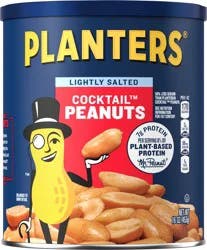 Planters Cocktail Peanuts, Lightly Salted
