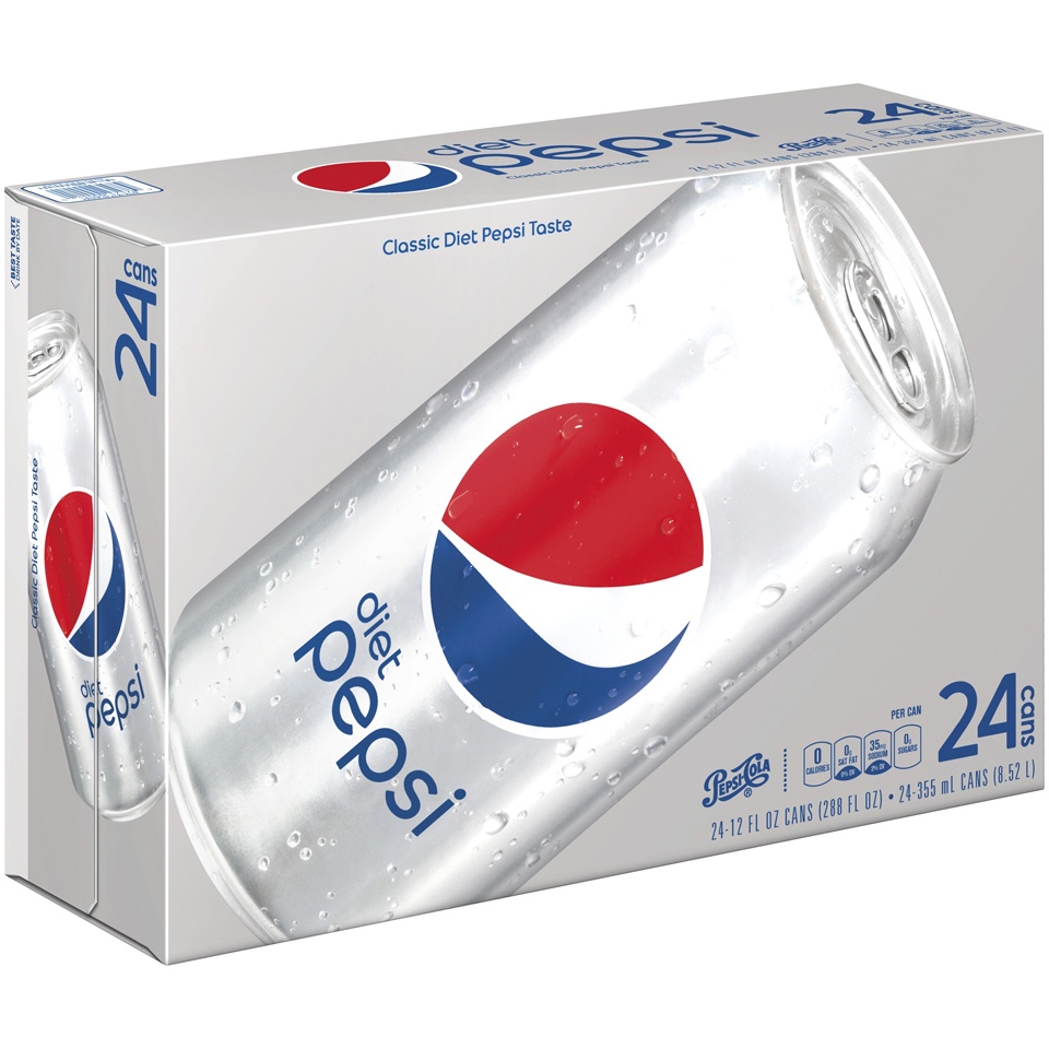 slide 1 of 3, Diet Pepsi, 24 ct; 12 fl oz