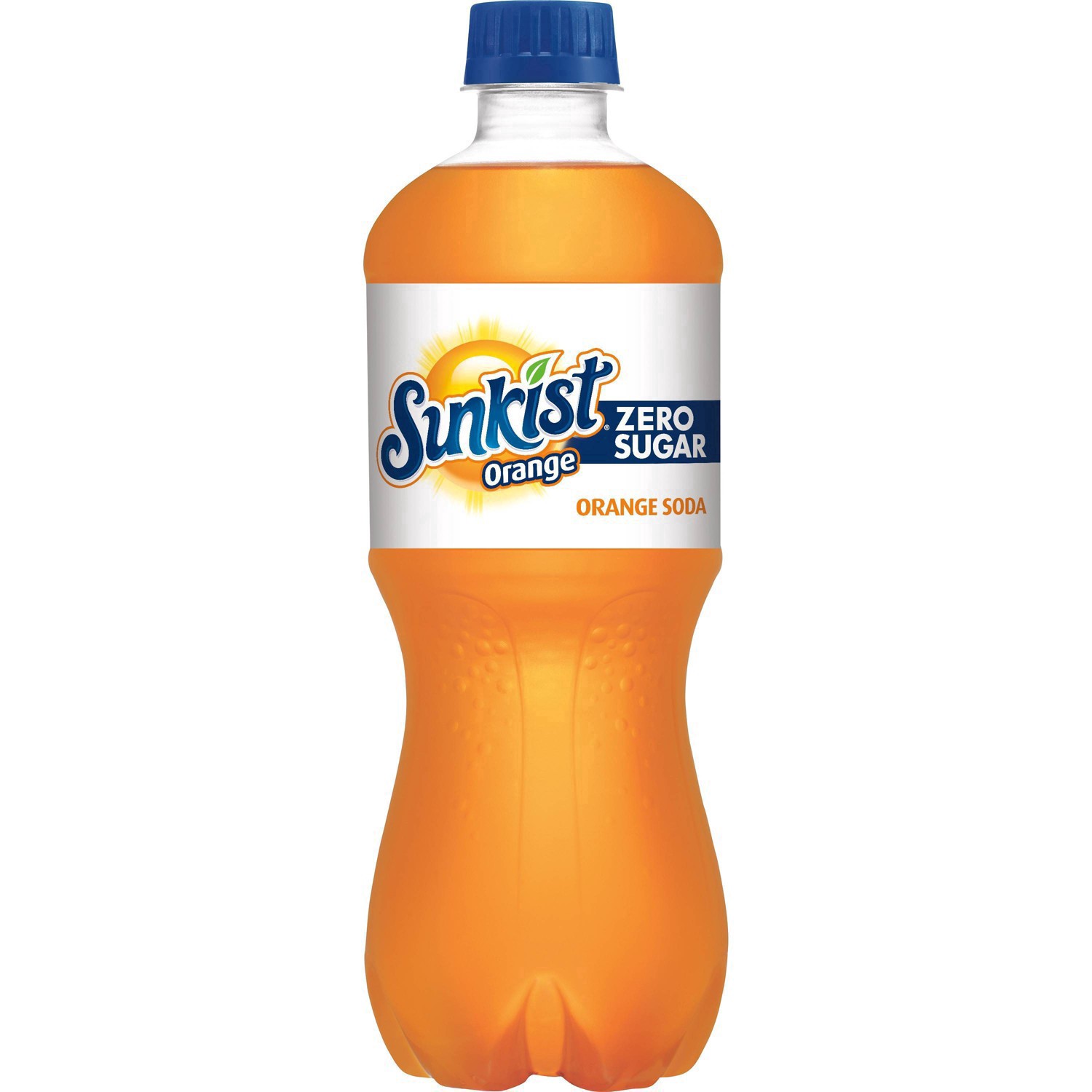 slide 30 of 31, Sunkist Zero Sugar Orange Soda, 20 fl oz bottle, 20 fl oz