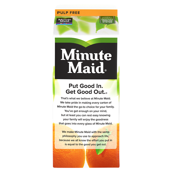 slide 12 of 13, Minute Maid Orange Juice Kids Plus Carton, 59 fl oz, 59 fl oz