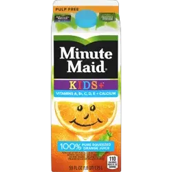 Minute Maid Orange Juice Kids Plus Carton, 59 fl oz