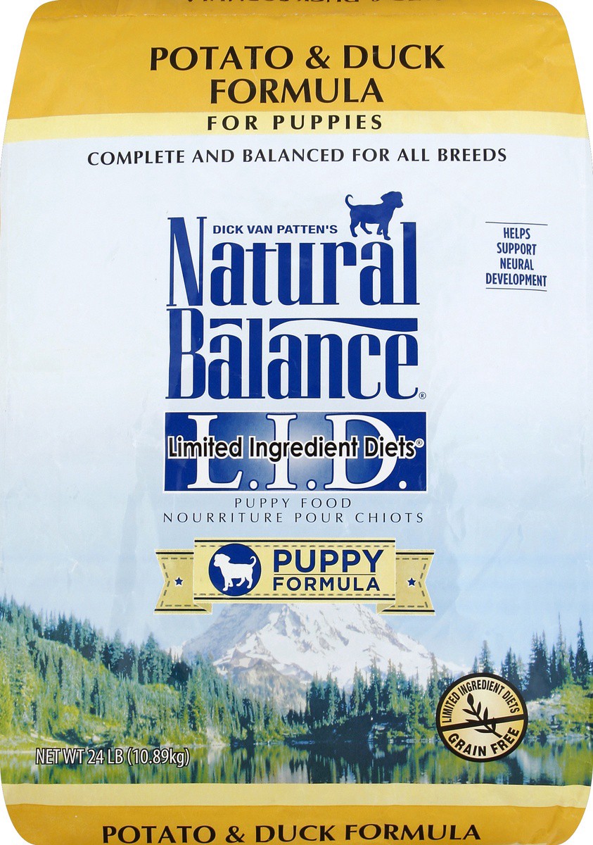 slide 3 of 6, Natural Balance Puppy Food 24 lb, 24 lb