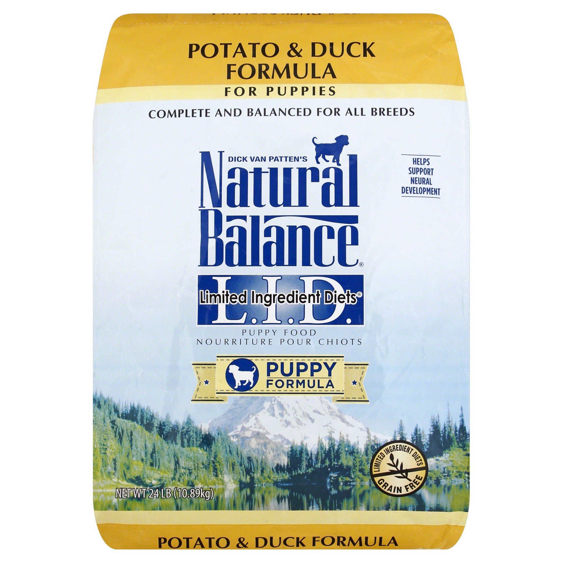 slide 1 of 6, Natural Balance Puppy Food 24 lb, 24 lb