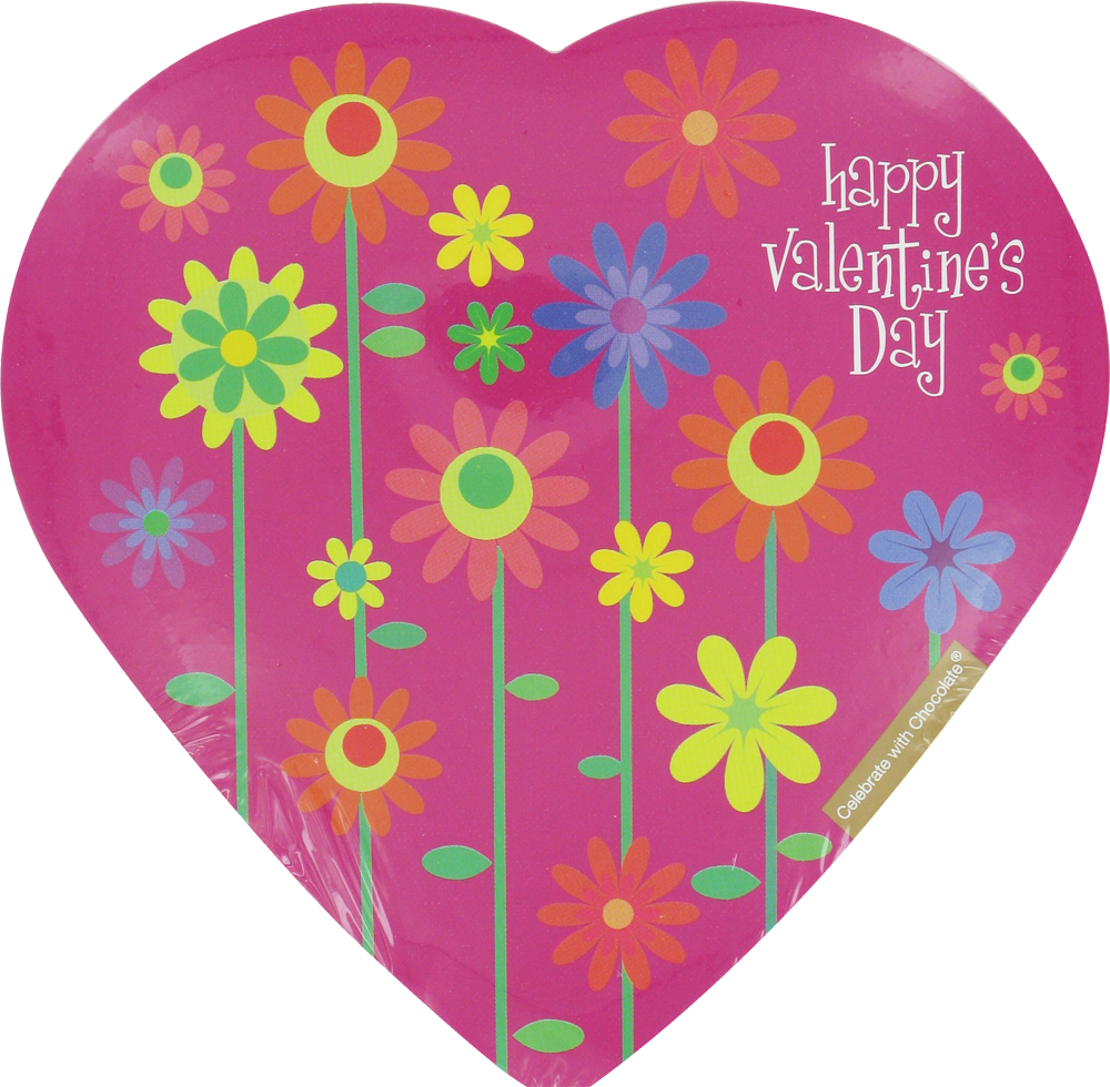 slide 1 of 3, Elmer Assorted Chocolates in Heart Shaped Box Valentine Candy, 2 oz