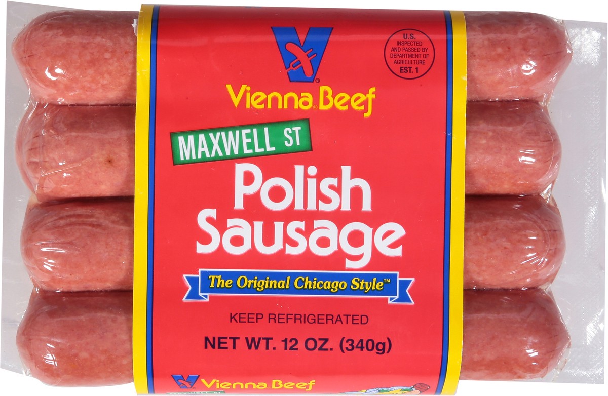 slide 5 of 9, Vienna Beef Vienna Beef Polish Sausage 12 oz, 12 oz