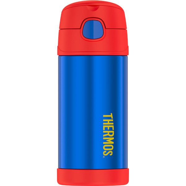 Thermos Spiderman Stainless Steel Commuter Bottle, Red-Blue, 16oz