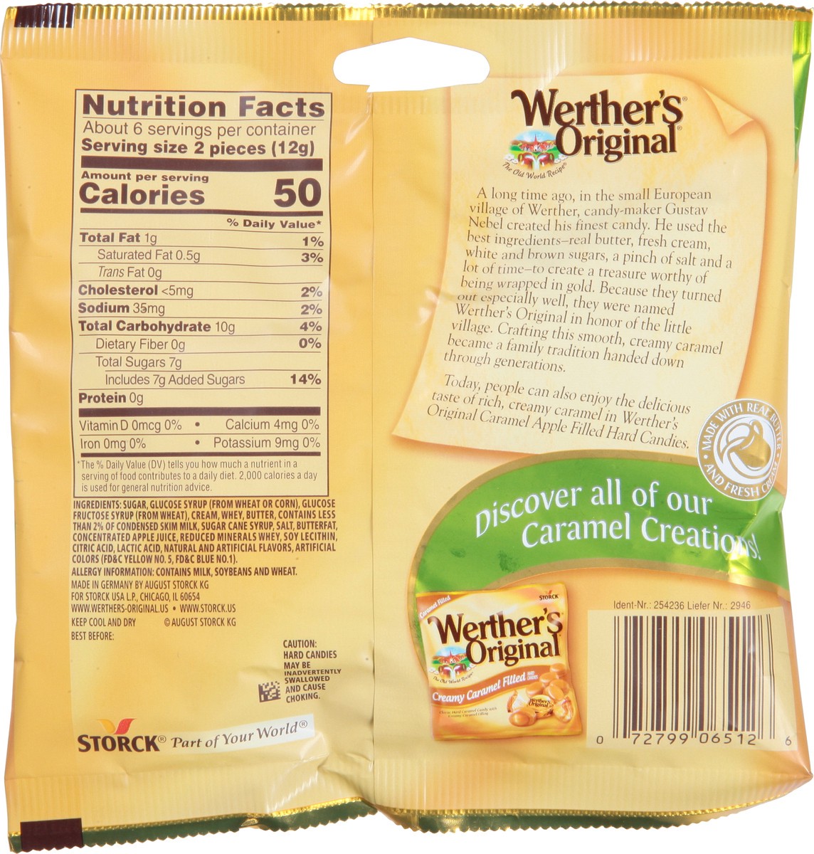 slide 6 of 9, Werther's Original Caramel Apple Filled Hard Candies 2.65 oz, 2.65 oz