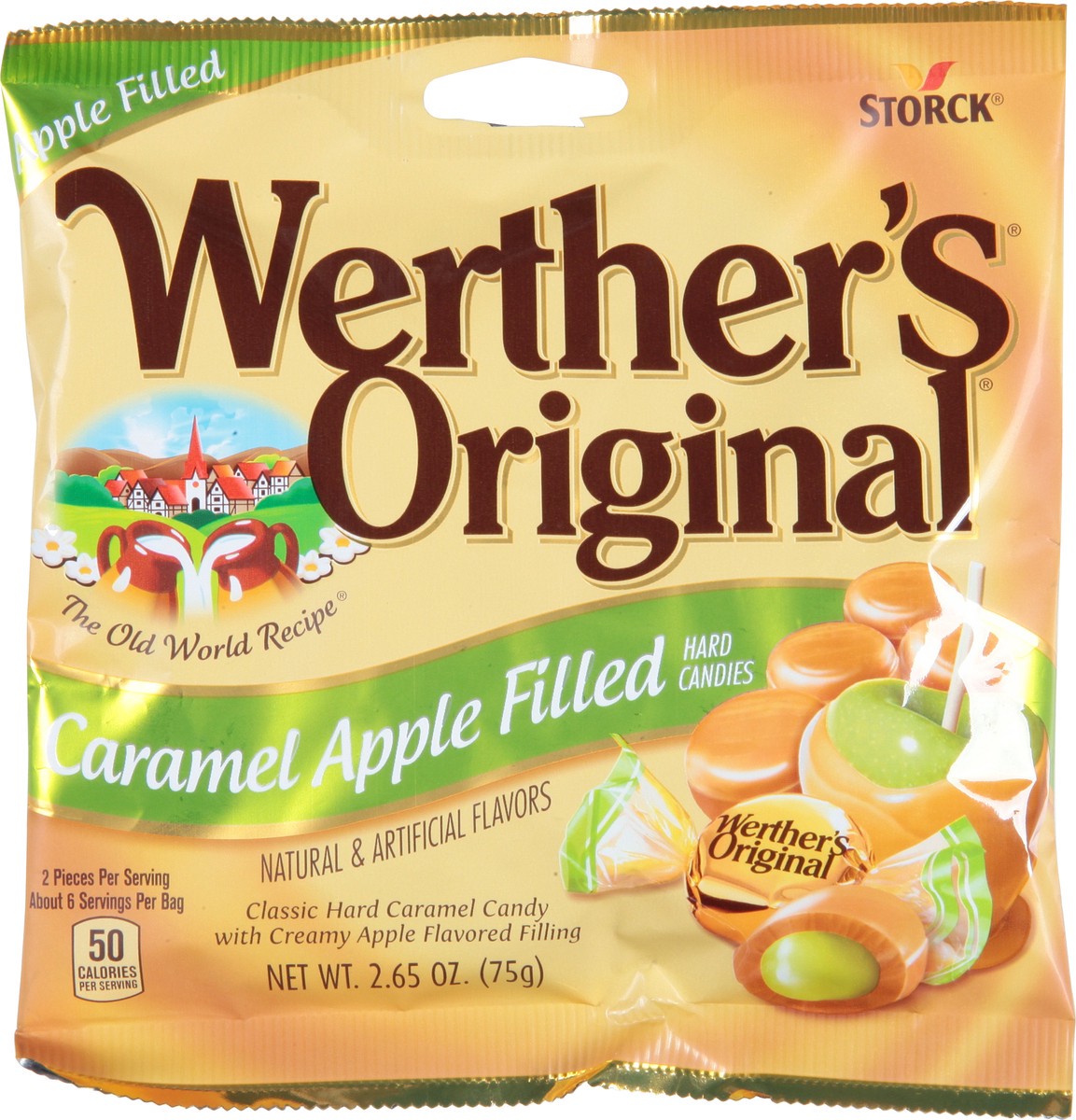 slide 7 of 9, Werther's Original Caramel Apple Filled Hard Candies 2.65 oz, 2.65 oz