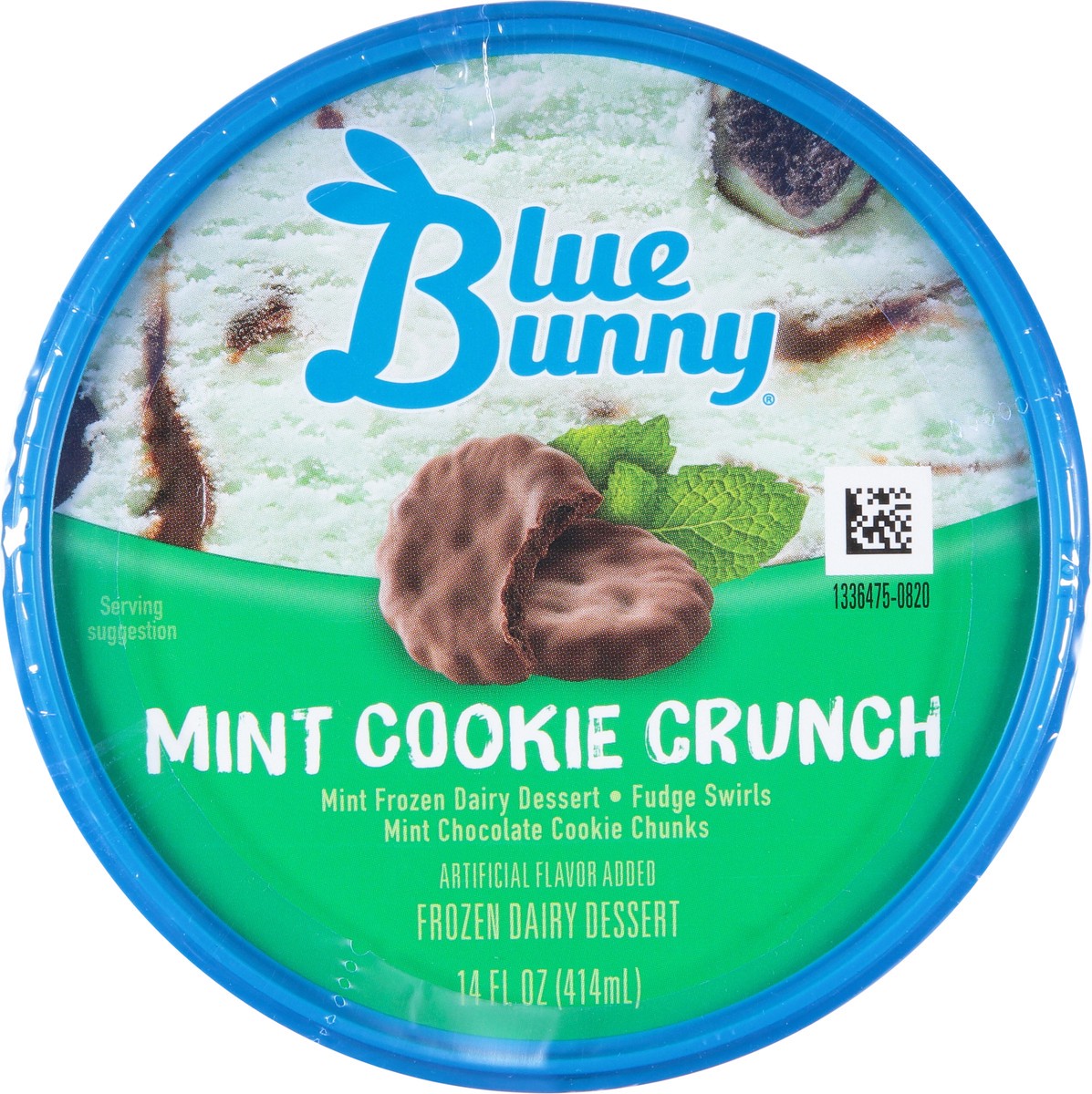 slide 6 of 11, Blue Bunny Mint Cookie Crunch Frozen Dessert, 1 ct