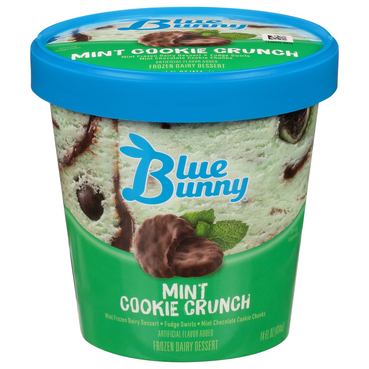 slide 1 of 11, Blue Bunny Mint Cookie Crunch Frozen Dessert, 1 ct