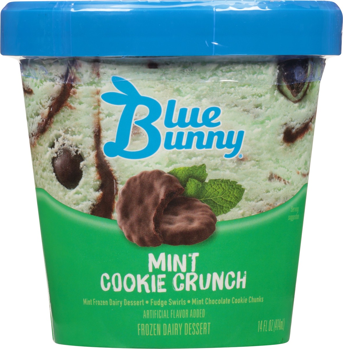 slide 9 of 11, Blue Bunny Mint Cookie Crunch Frozen Dessert, 1 ct