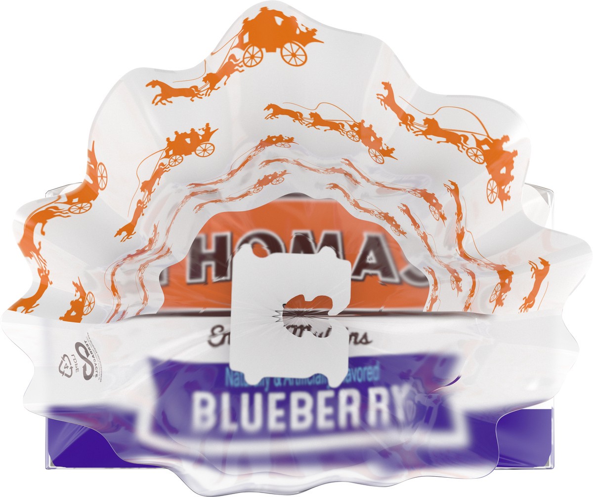 slide 7 of 11, Thomas' Nooks & Crannies Blueberry English Muffins, 6 count, 13 oz, 6 ct