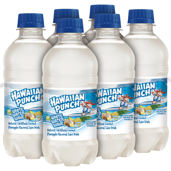 slide 7 of 19, Hawaiian Punch Whitewater Wave bottles, 6 ct; 10 fl oz