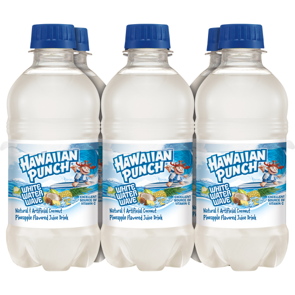 slide 6 of 19, Hawaiian Punch Whitewater Wave bottles, 6 ct; 10 fl oz