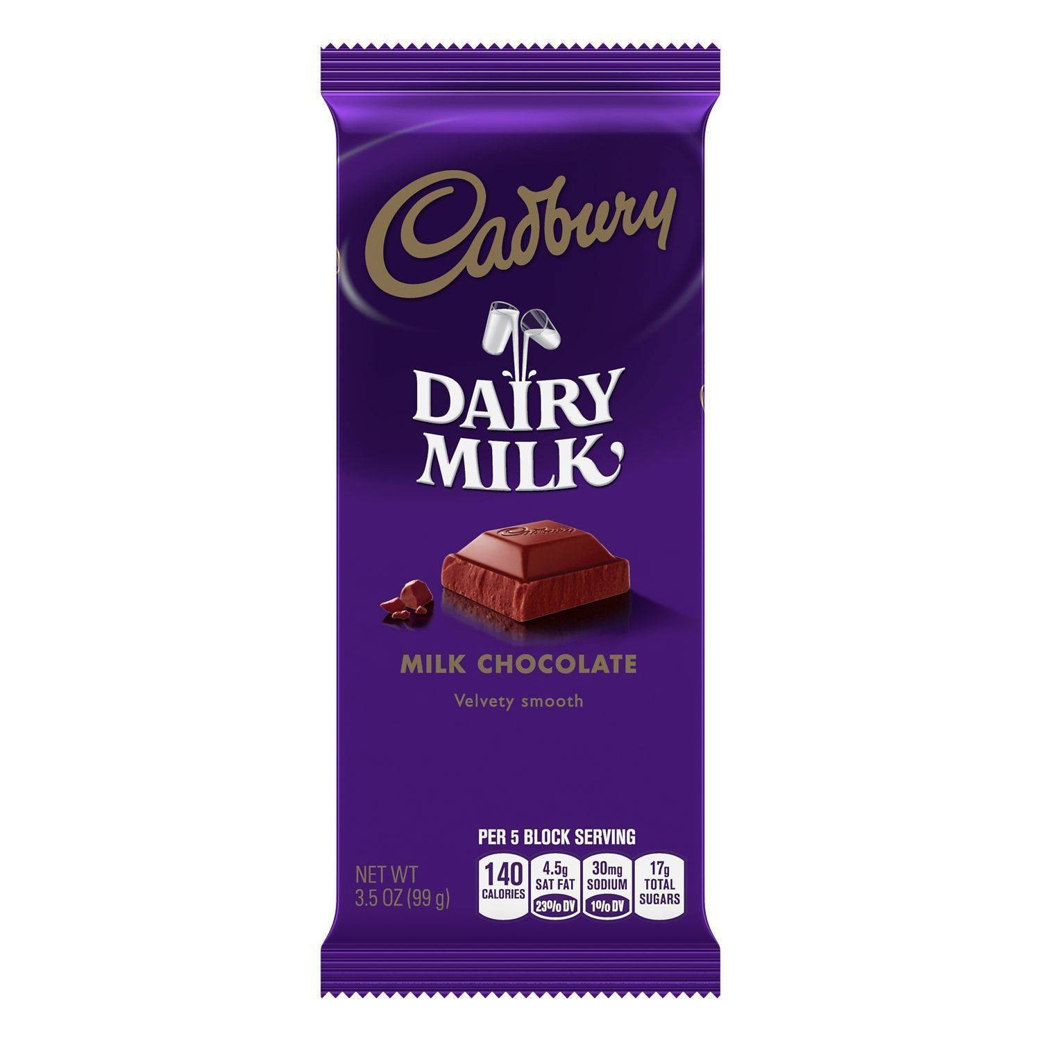 slide 1 of 7, Cadbury Dairy Milk Choc. Bar, 3.5 oz