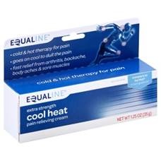 slide 1 of 1, Equaline Cool Heat Cream, 1.25 oz