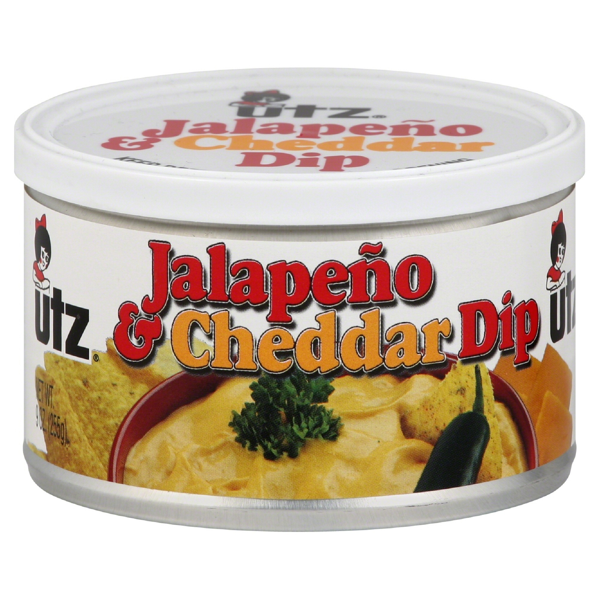 slide 1 of 1, Utz Jalapeno & Cheddar Dip, 9 oz