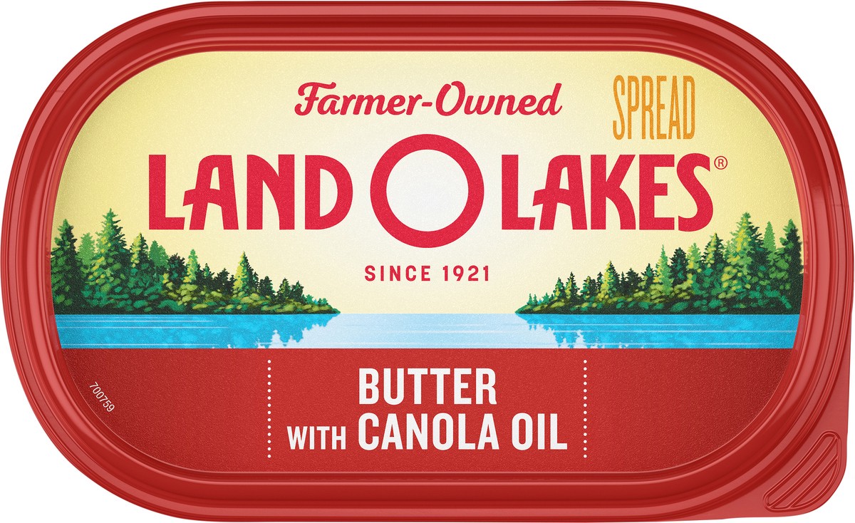 slide 9 of 9, Land O'Lakes Butter With Canola Oil, 24 oz