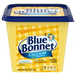 Bluebonnet Nutrition Calcium Plus Vitamin D Vegetable Oil Spread 45 oz