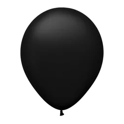 Single Latex Balloon 11 Inch Black