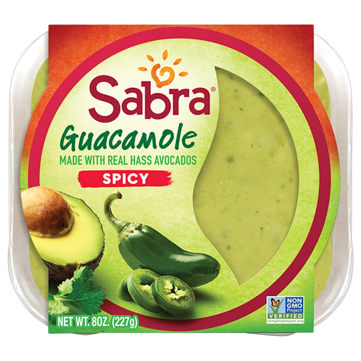 slide 5 of 10, Sabra Spicy Guacamole 8 oz. Tray, 8 oz