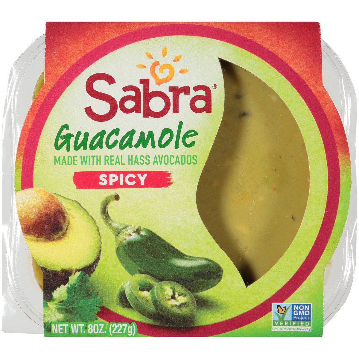 slide 1 of 10, Sabra Spicy Guacamole 8 oz. Tray, 8 oz