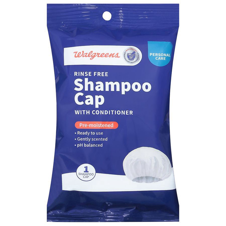 slide 1 of 3, Walgreens Rinse-Free Shampoo Cap, 1 ct