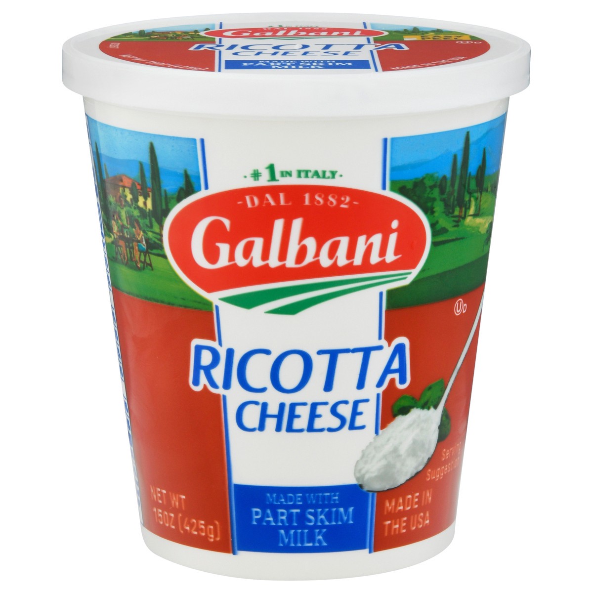 slide 1 of 9, Galbani Ricotta Cheese 15 oz, 15 oz